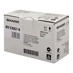 Sharp Original Toner MX-C30GTB, black, 6000S, Sharp MX-C250FE, C300WE, O